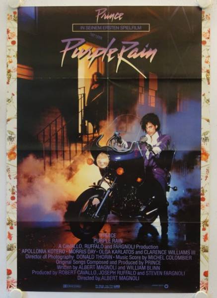 Purple Rain original release german movie poster